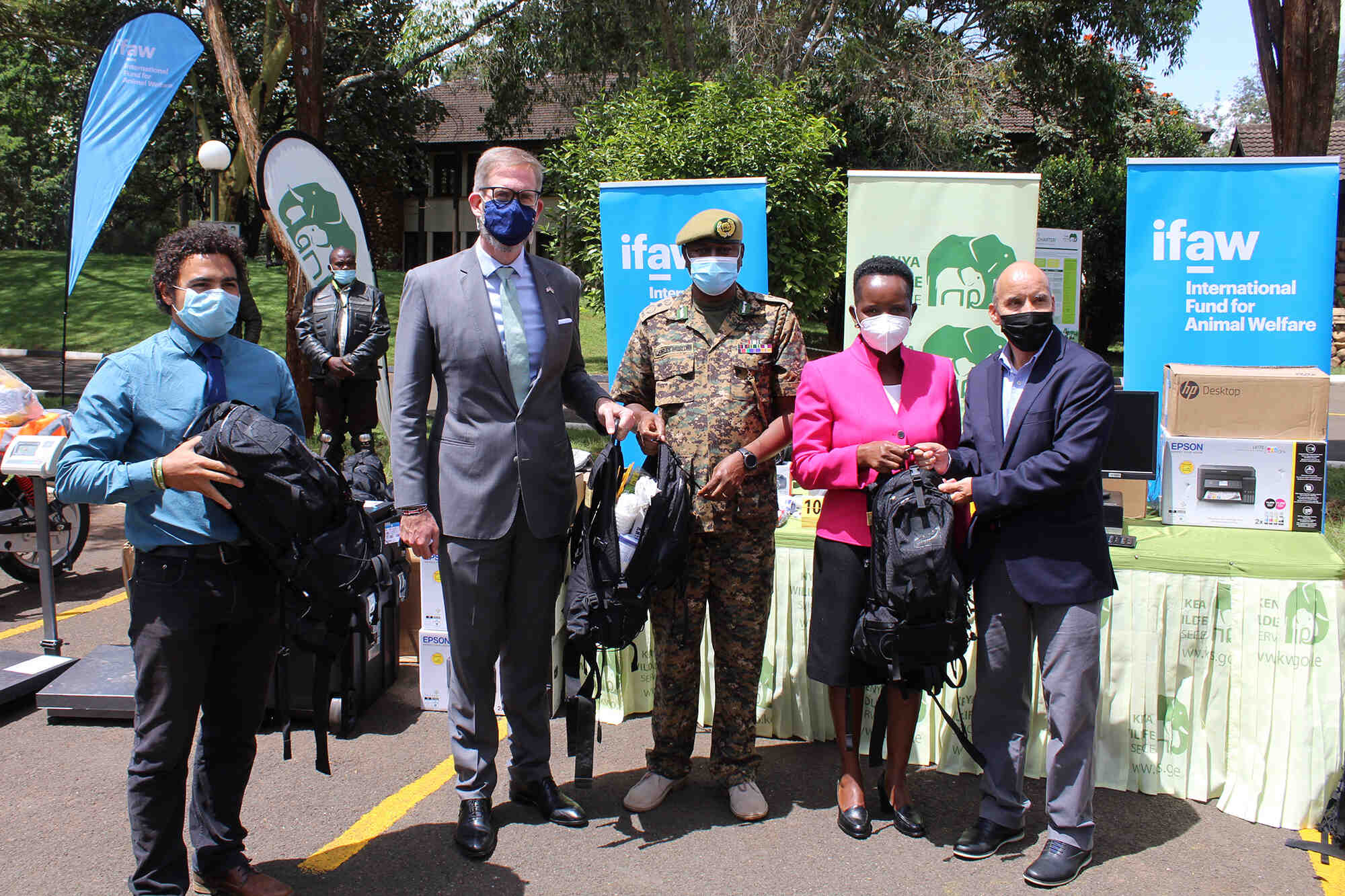 KWS Receives Donations from Partners to Fight Wildlife Crime Kenya